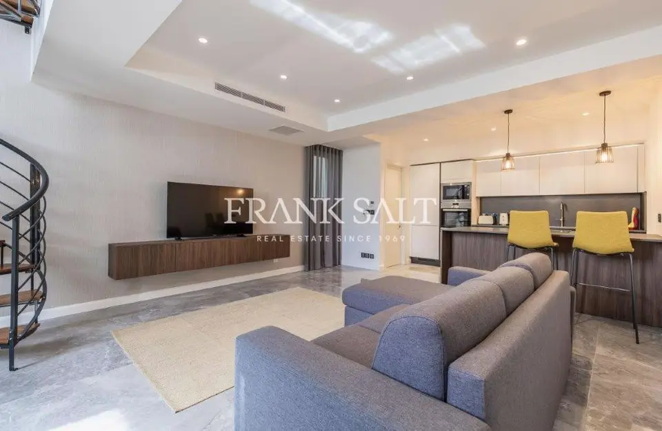 Floriana, Furnished Duplex Apartment