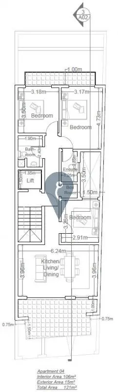 3 bedroom Apartment for sale in Mosta