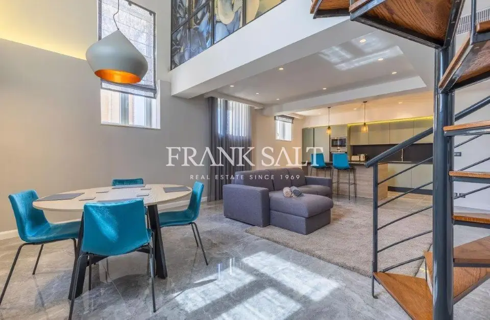 Floriana, Furnished Duplex Apartment