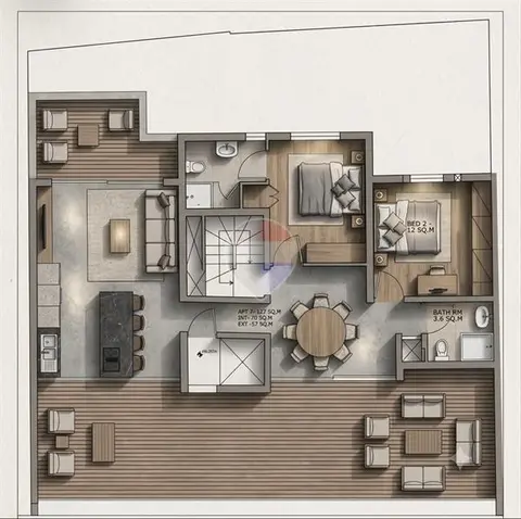 2 bedroom Penthouse for sale in Siggiewi