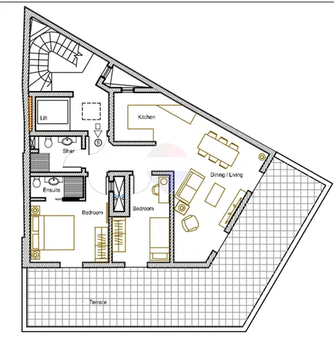 2 bedroom Penthouse for sale in Sliema