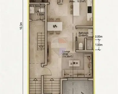 1 bedroom Maisonette for sale in Qormi