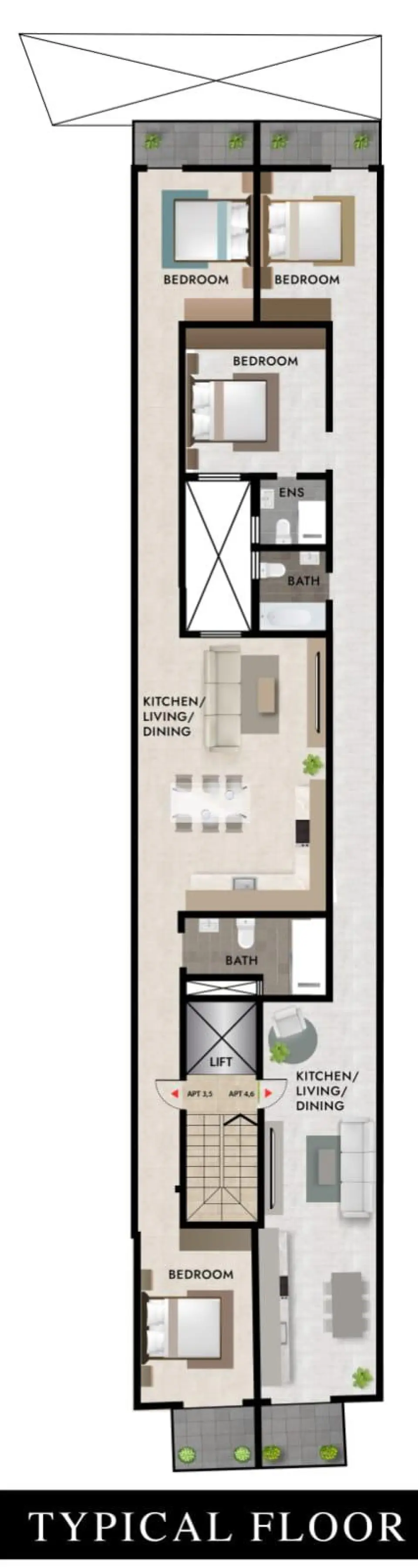Naxxar, Finished Penthouse