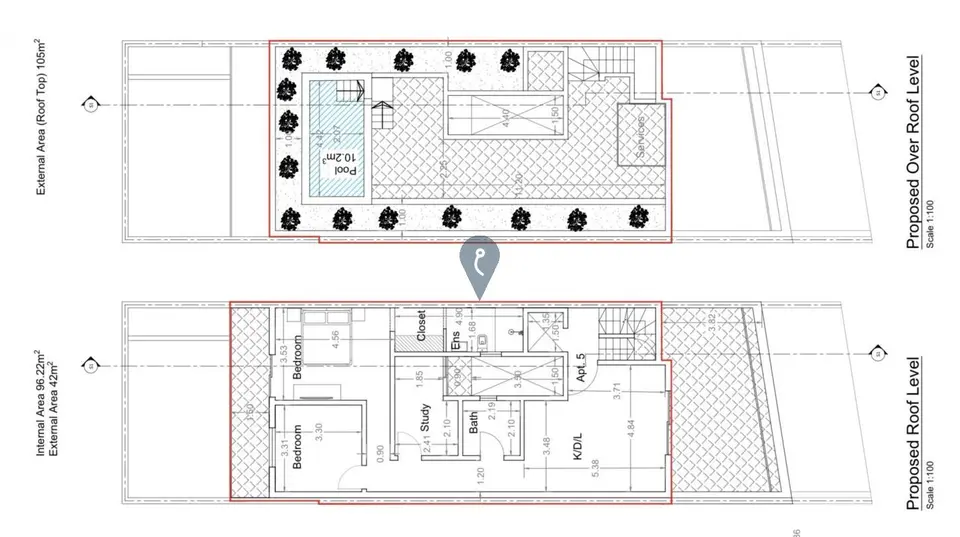 3 bedroom Penthouse for sale in Swieqi