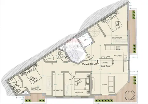 3 bedroom Penthouse Duplex for sale in Zabbar
