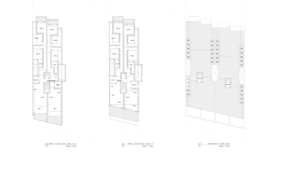 Qawra, Finished Block of Apartments