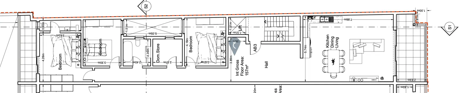 3 bedroom Apartment for sale in Pieta