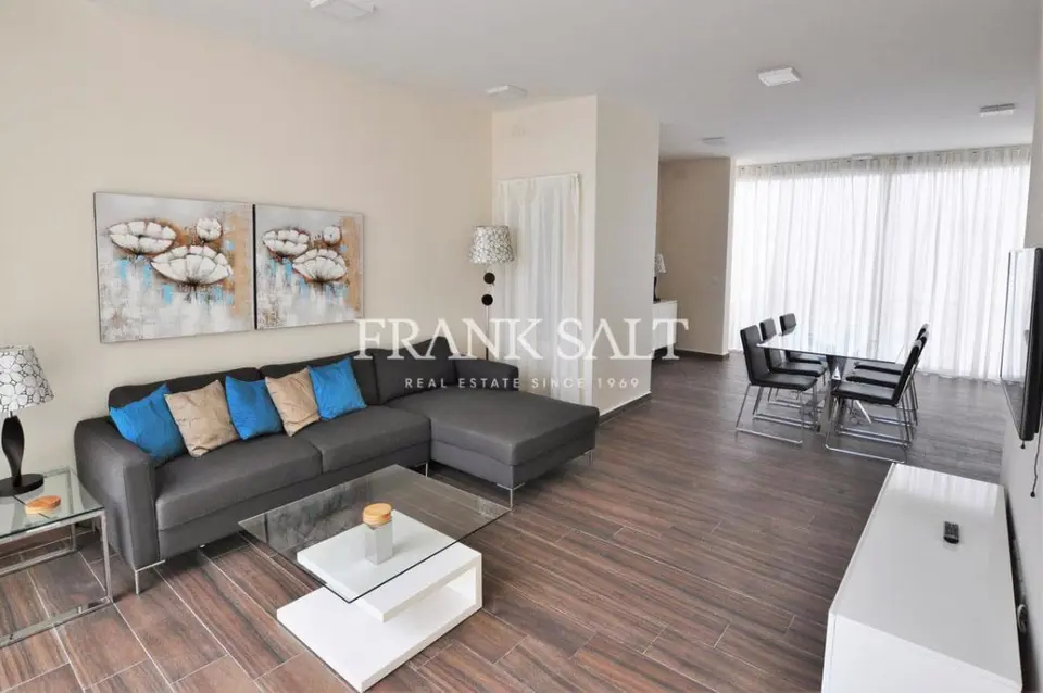Sliema, Furnished Duplex Penthouse