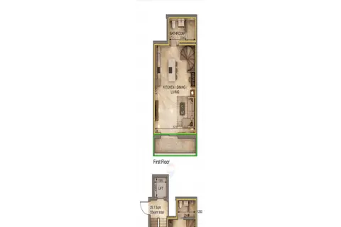 1 Bedroom Penthouse For Sale in Birkirkara