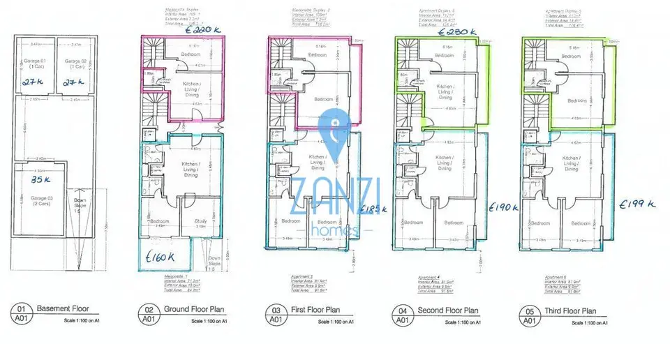 1 bedroom Garage/Parking Space for sale in San Gwann