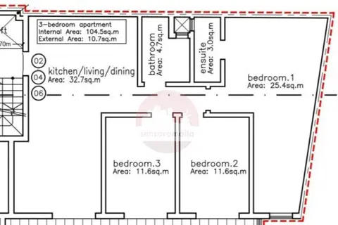 3 Bedroom Apartment For Sale in Mqabba