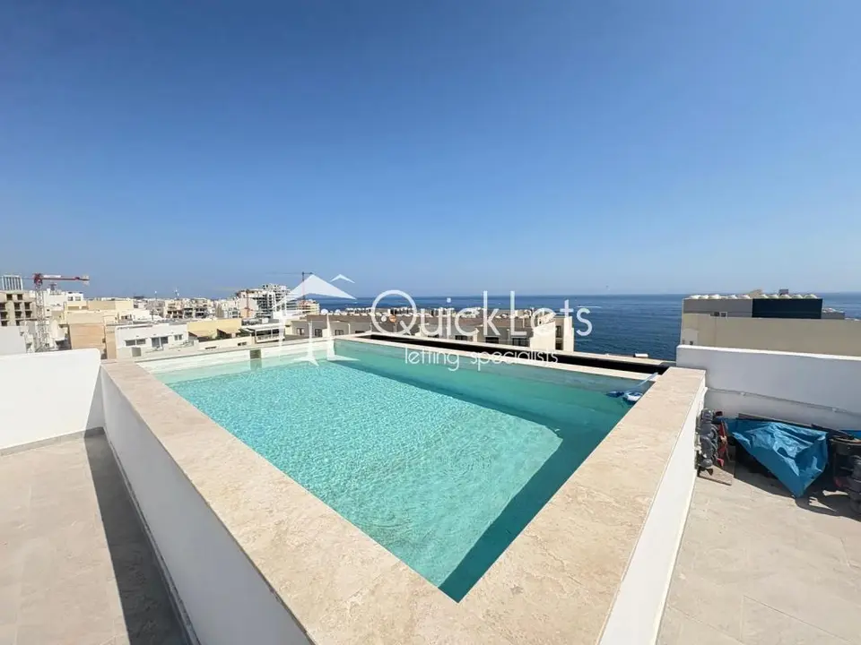 2 bedroom Penthouse to rent in Sliema