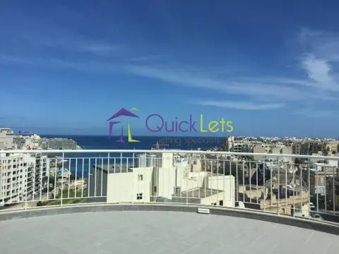 2 bedroom Penthouse to rent in St. Julians