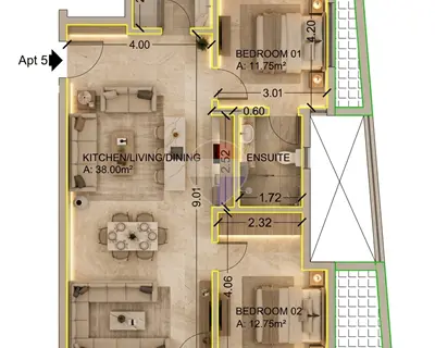 2 bedroom Apartment for sale in Qrendi
