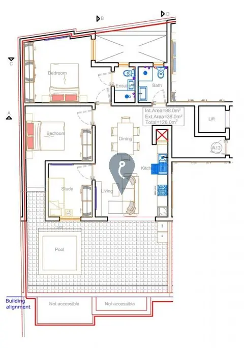 3 bedroom Penthouse for sale in Qormi