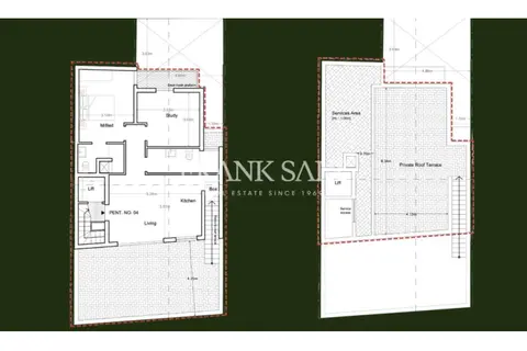 1 Bedroom Penthouse For Sale in Iklin