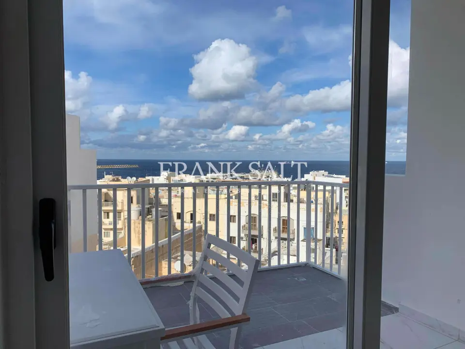 Bugibba, Furnished Penthouse
