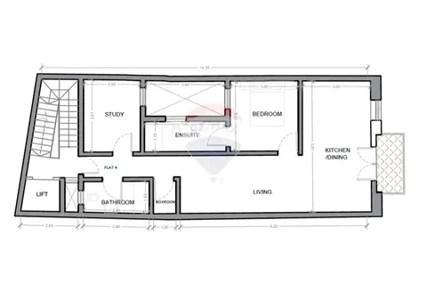1 Bedroom Apartment For Sale in Pieta