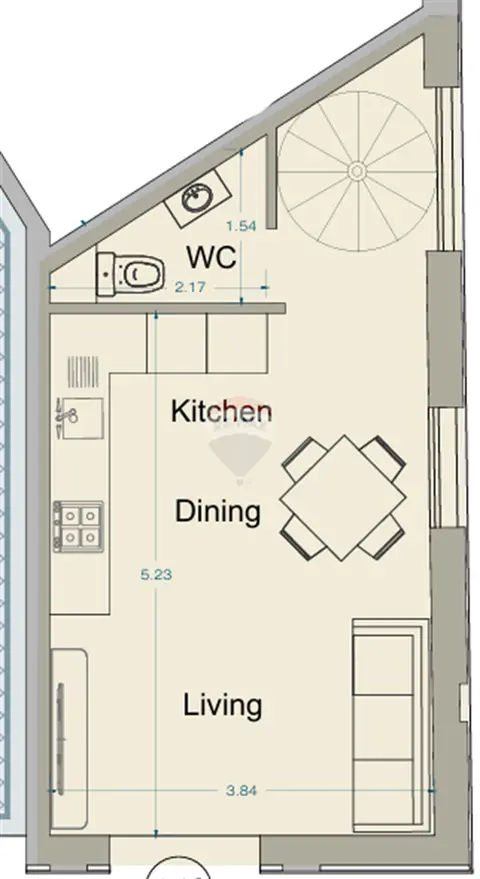 1 bedroom Maisonette Duplex for sale in Zabbar
