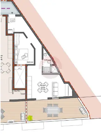 1 Bedroom Penthouse For Sale in Santa Venera