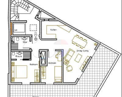 2 bedroom Penthouse for sale in Sliema