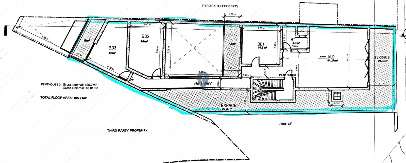 3 bedroom Penthouse for sale in Marsaskala