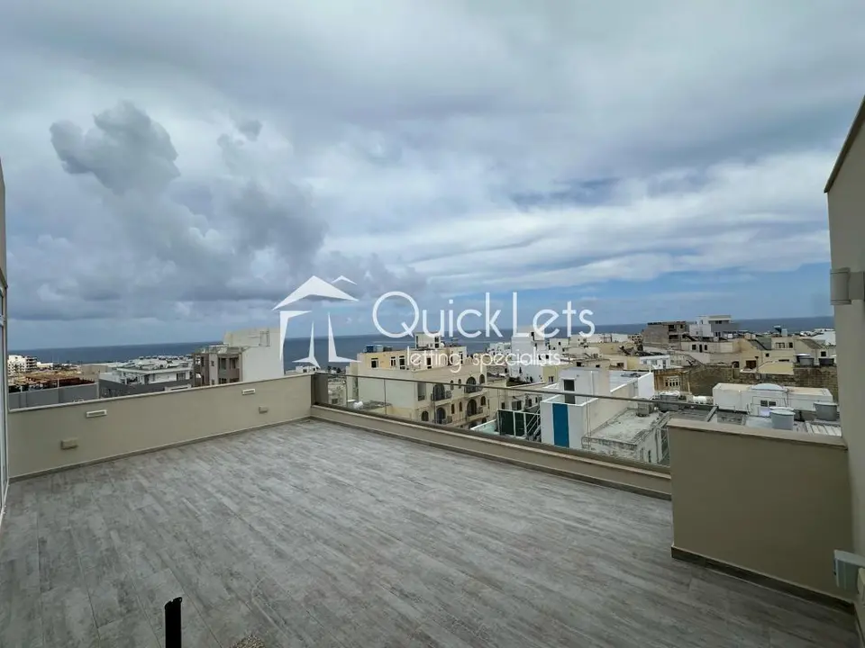 Penthouse 3 chambres à louer à Marsaskala