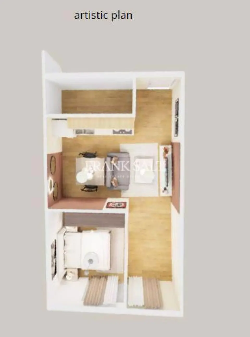 Marsalforn, Furnished Apartment