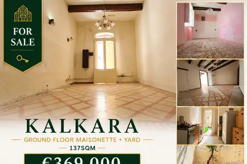 Maisonette For Sale in Kalkara