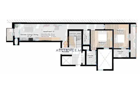 2 Bedroom Apartment For Sale in Zabbar