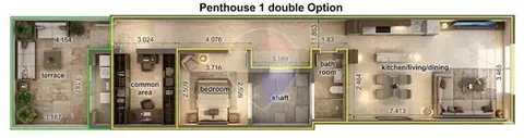 1 bedroom Penthouse for sale in Fgura