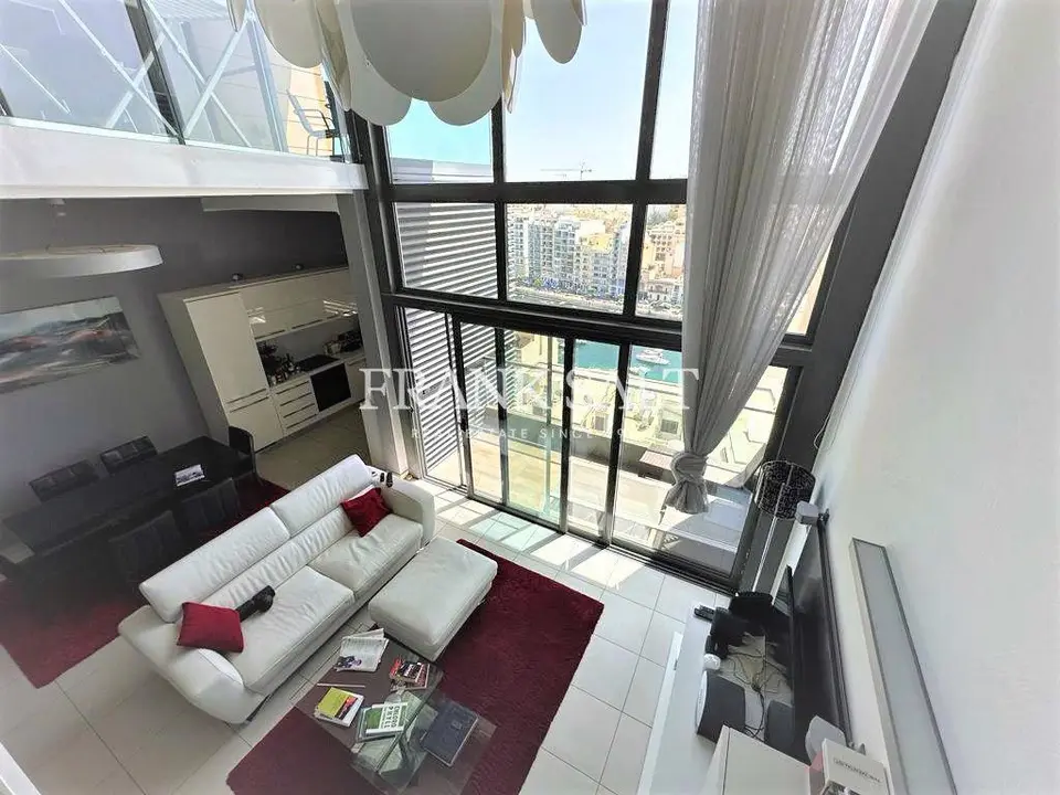 Portomaso, Furnished Duplex Apartment