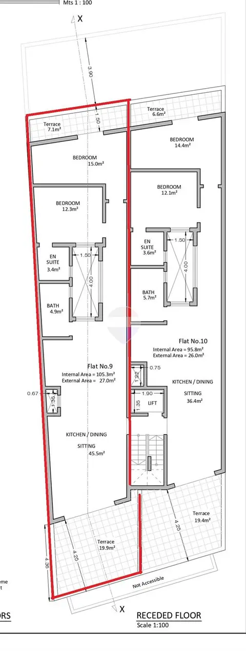 3 bedroom Penthouse for sale in Gozo - Victoria