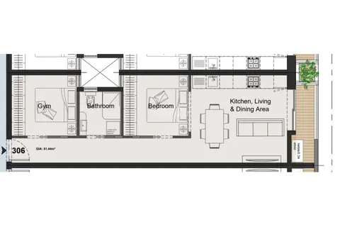 1 Bedroom Apartment For Sale in Paola