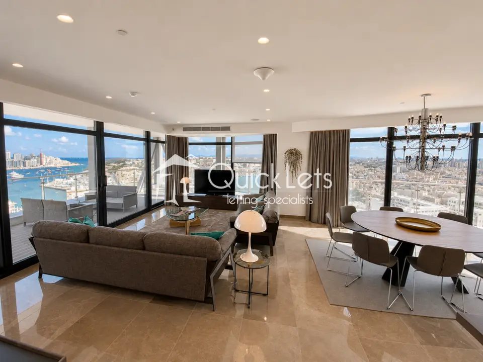3 bedroom Apartment to rent in Gzira