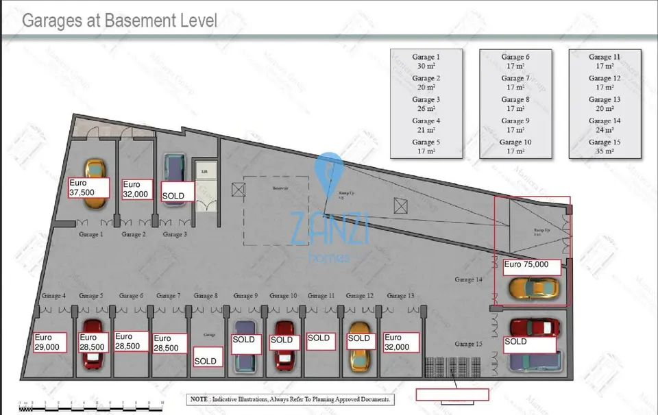 Garage/Parking Space for sale in Mgarr