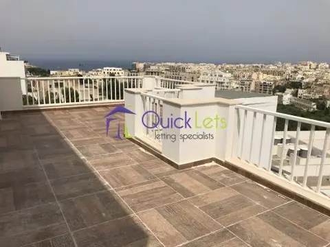 2 bedroom Penthouse to rent in St. Julians