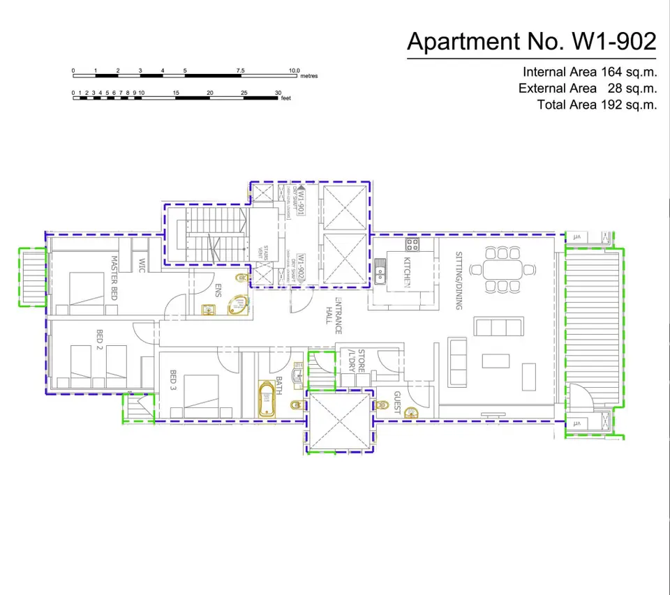Fort Cambridge, Finished Apartment