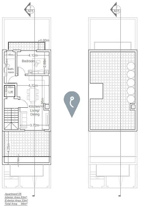 1 bedroom Penthouse for sale in Qrendi