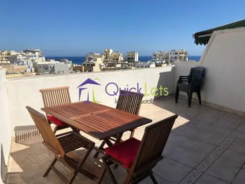 2 bedroom Penthouse to rent in Sliema