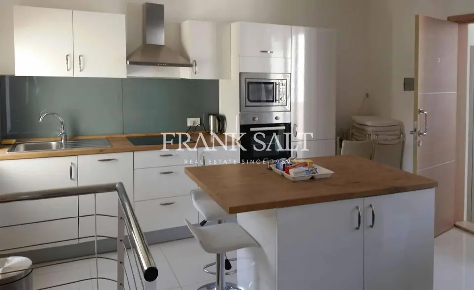 St Julians, Furnished Duplex Penthouse
